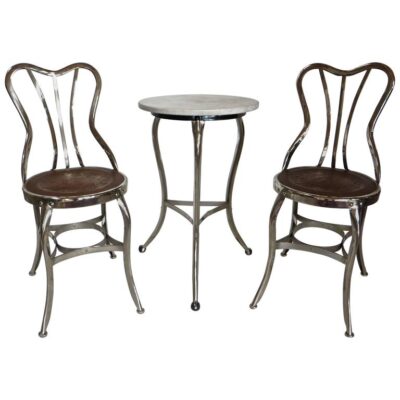 Mid Century (3) Piece Ice Cream Parlor Suite